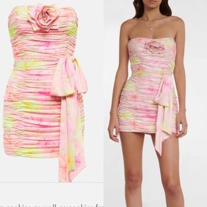 LoveShackFancy Nerra Tube Mini Dress 4 Floral